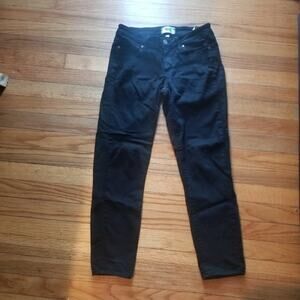 Paige Verdugo Crop Black Skinny Jeans Size 27